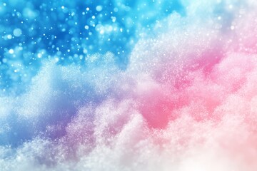 Abstract Bokeh Background with Blue and Pink Gradient.