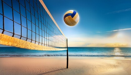 volleyball on the beach
