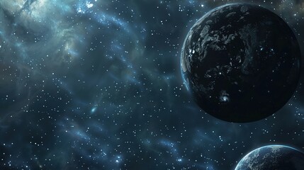 Obraz premium Cosmic abstract background with cosmic phenomena and celestial events.