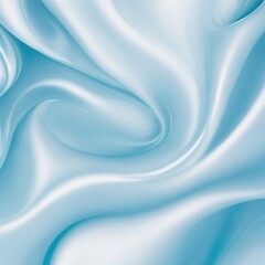 Obraz premium Soft Pastel Blue Shiny Satin Silk Swirl Texture Background