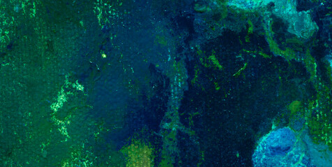 Oil-Painted Liquid Art with Vibrant Translucent Colors