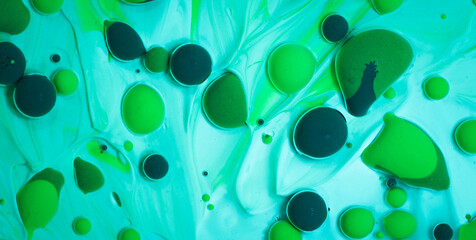 Oil-Painted Liquid Art with Vibrant Translucent Colors