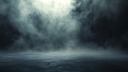 Dynamic fog rolling over a dark, textured background, with a clear area in the center for adding text or product highlights