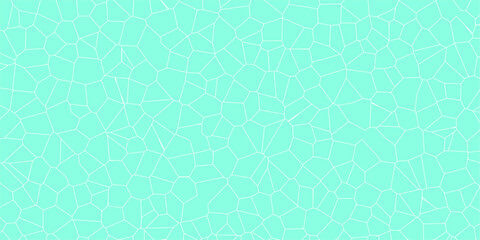 Fototapeta premium Light green abstract broken glass geometric retro tiles broken quartz seamless pattern isolated crystalize terrazzo vintage vector background.