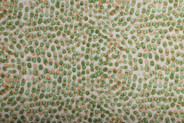 Colorful vintage pattern textile fabric background, realistic and detailed fabric.