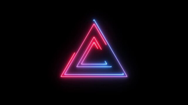 tringle neon frame