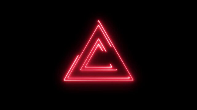 tringle neon frame