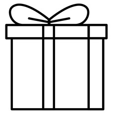 gift box icon for present