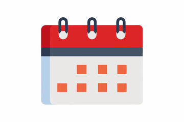 desktop calendar with red mark