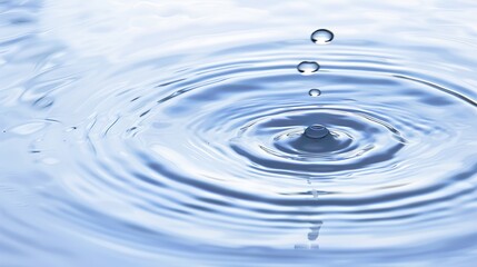 Light blue water surface with gentle ripples and reflections, showcasing a minimalist, high-resolution top view. 