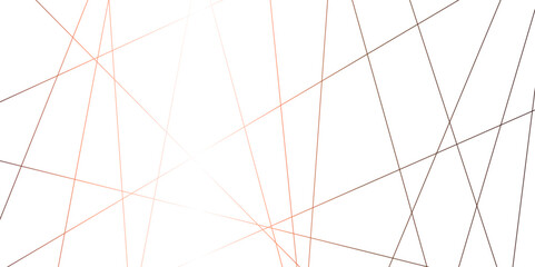 Obraz premium Abstract white background with brown stroke lines pattern .brown geometric random chaotic creative lines background backdrop .luxury modern technology concept diagonal line .