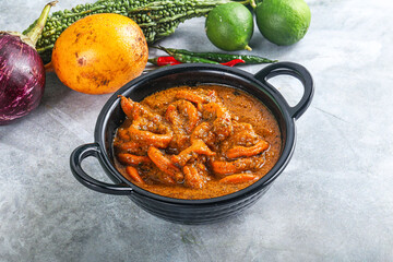 Indian cuisine - Masala with calamari