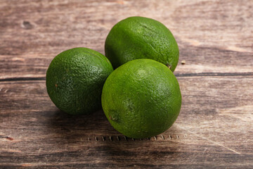 Green sour tropical Lime fruit