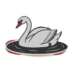 Goose vector illustration art work