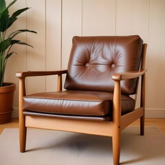 Mid-Century Marvel: Classic Wooden Armchair