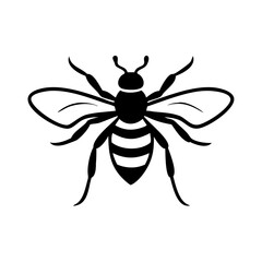 Bee Vector Illustration - Detailed SVG, Cricut Cut Files, Clipart & Logo Design for Crafting and Graphic Projects