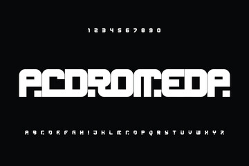 Creative font with dot