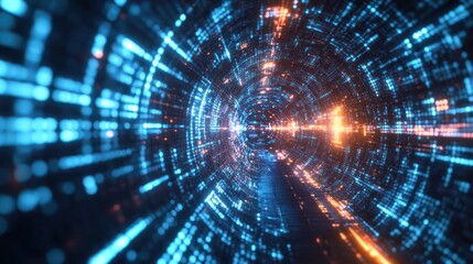 Quantum computing technology, showcasing futuristic computers capable of processing complex data at incredible speeds.