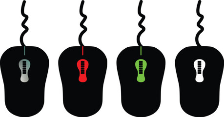 Computer mouse vector.