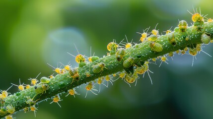 Fototapeta premium aphids close up