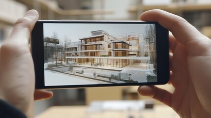 Augmented reality for architecture, allowing architects and clients to visualize buildings in real-world settings through AR devices.