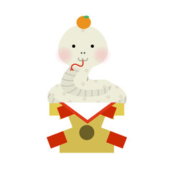 new-year_vector_snake-mochi