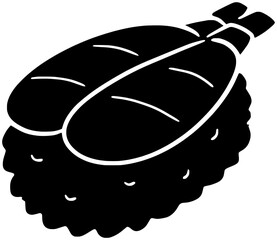 salmon illustration shrimp silhouette food logo fish icon seafood outline japanese tuna rice meal sushi dinner roll japan traditional shape or vector graphic background