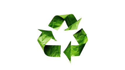 Obraz premium Recycling Sign on transparent background