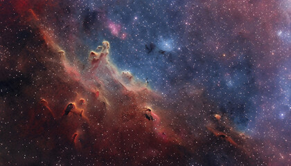 Fototapeta premium Nebula background 