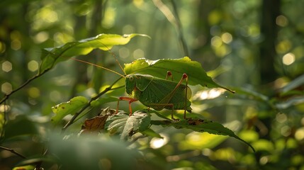 katydid close up 