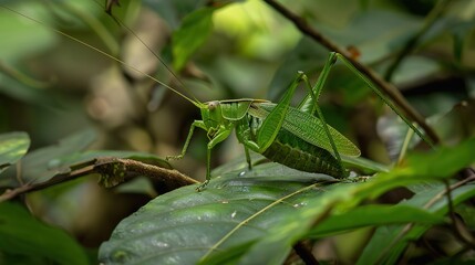 katydid close up 