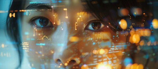 Mesmerizing and ethereal digital art piece showcasing a visionary futuristic landscape with intricate patterns glowing energy and a captivating luminous backdrop