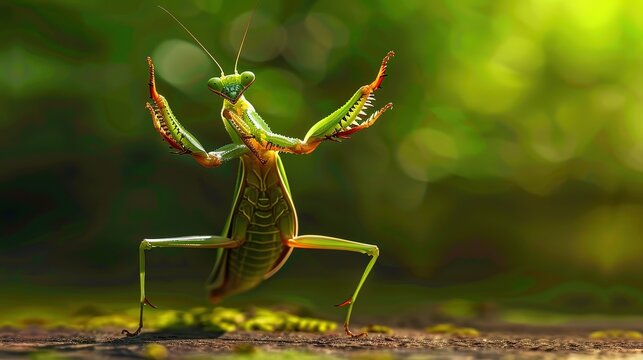 Praying mantis wallpaper