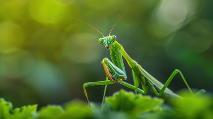 Fototapeta premium Praying mantis wallpaper