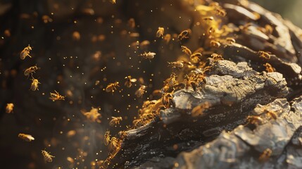 Obraz premium termite closeup wallpaper