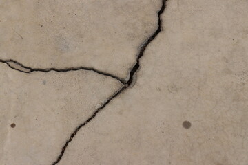 Small cracks on the white wall