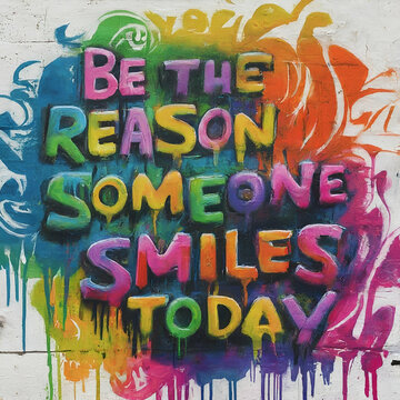 be the reason someone smiles today
