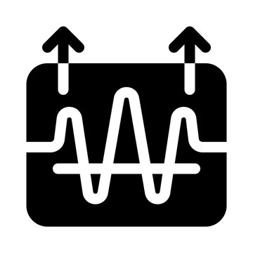 Wave Function glyph icon