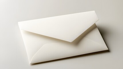 177. A pristine white envelope with a clean, smooth texture