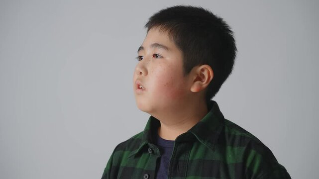 男の子の横顔
