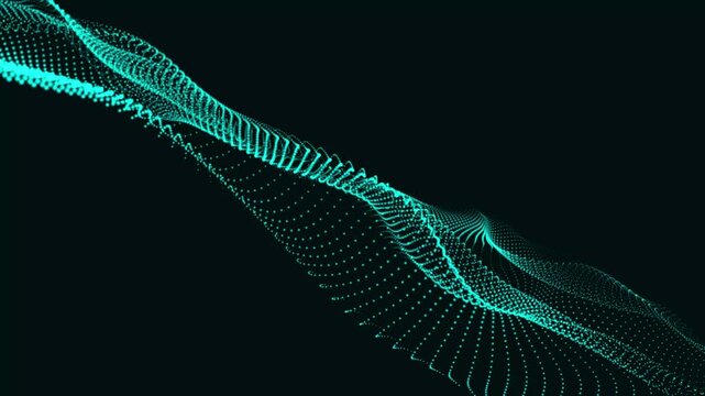 Looping animated background made with trapcode form. Abstract digital forms background.