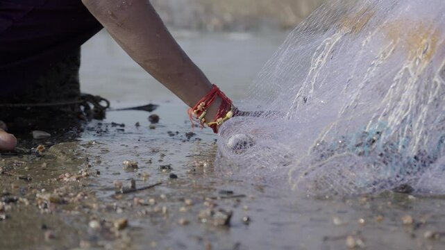 Fishing in the river