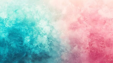 Fototapeta premium Ethereal Watercolor Gradient Abstract Background in Soft Pastel Pink and Teal Hues