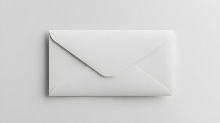 124. A pristine white envelope with a simple seal