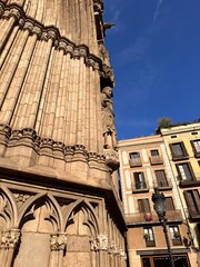 the cathedral wall