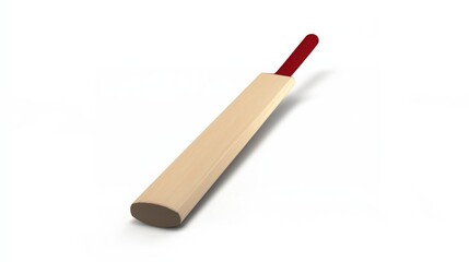 Cricket bat isolated on a white background