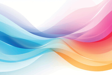 Colorful abstract wave background