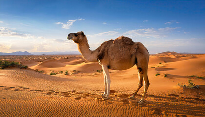 Camel in the desert