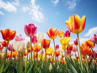 Fototapeta premium Crystal-Clear Nature Background: High-Resolution Wallpaper for a Serene and Stunning View
