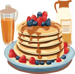 Delicious Stack of Pancakes Celebrates National Pancake Day